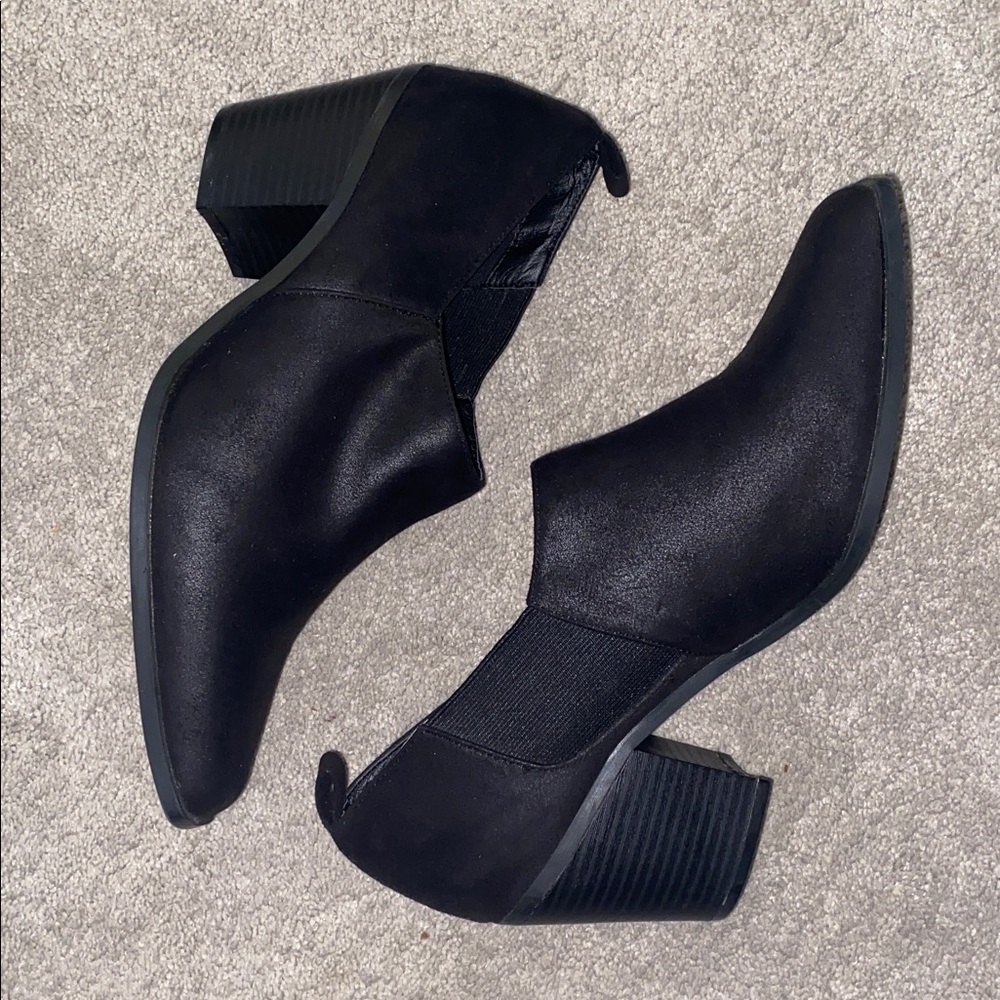 Chinese Laundry Gini Black Booties Women’s size 10 Square Toe